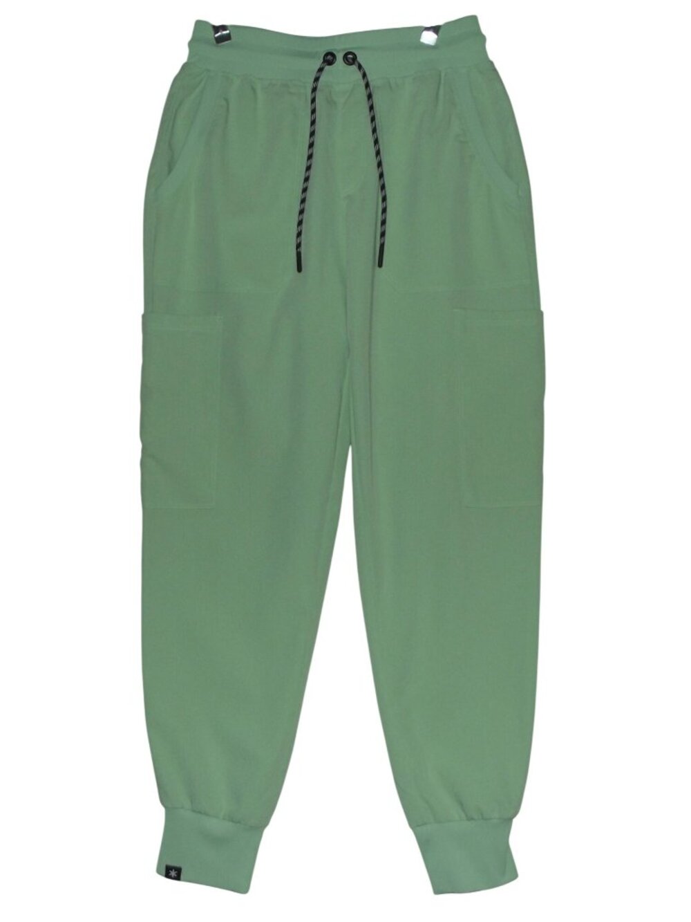 Beyond Scrubs Pants Womens PXS Quiet Green mint Cloud Nine 6-Pocket Cargo Jogger
